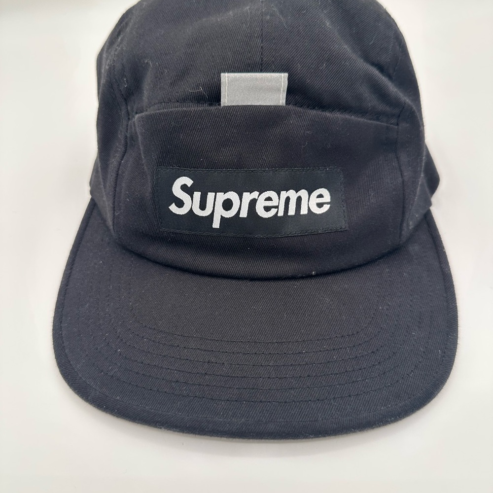 Supreme Black Logo Cap